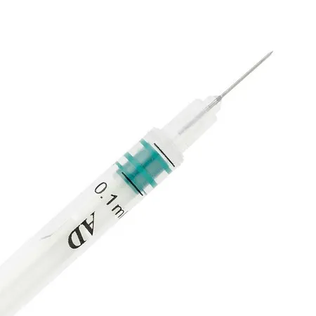 Auto-Disable Syringe (Metal Clip)